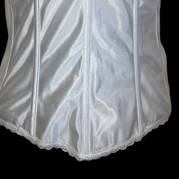 Under cover womens white Strapless Overbust Boned Corset Bustier - Picture 4 of 12